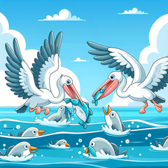 Peppy Pelicans - DIY Painting By Numbers Kit
