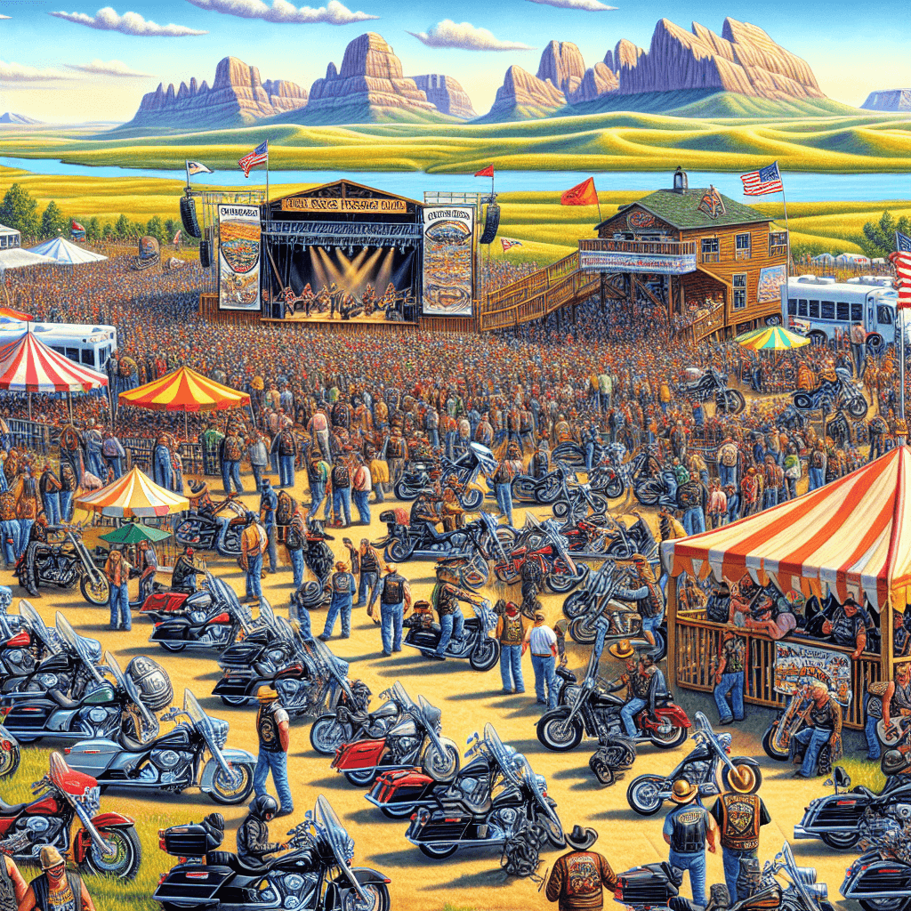 Sturgis Motorcycle Rally - DIY Painting By Numbers Kit