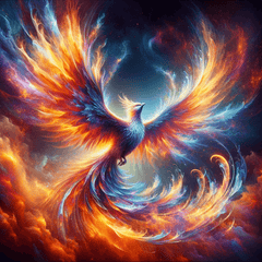 Celestial Phoenix Rising - DIY Painting By Numbers Kit