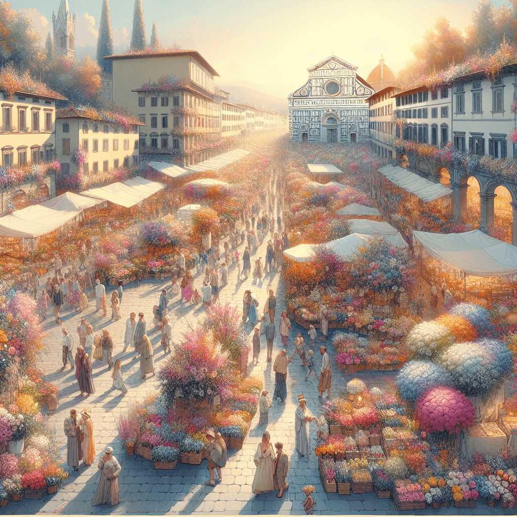 Florence Flower Festival - DIY Painting By Numbers Kit