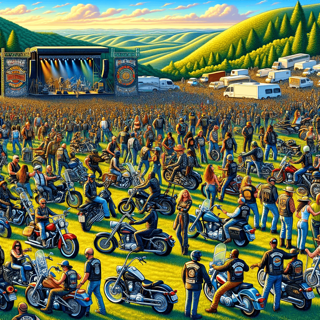 Harley-Davidson Rally - USA - DIY Painting By Numbers Kit