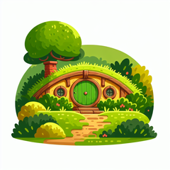 Cozy Hobbit Retreat - DIY Painting By Numbers Kit