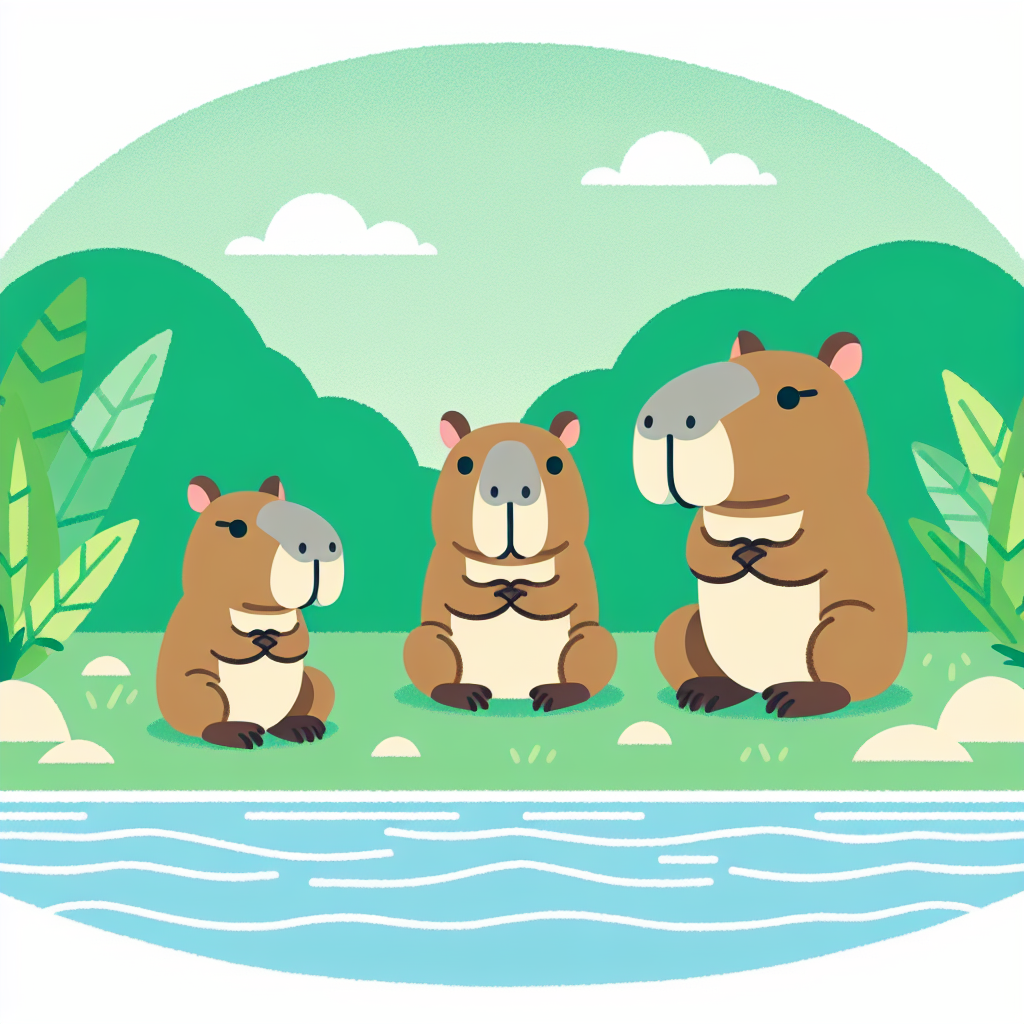 Curious Capybaras - DIY Painting By Numbers Kit