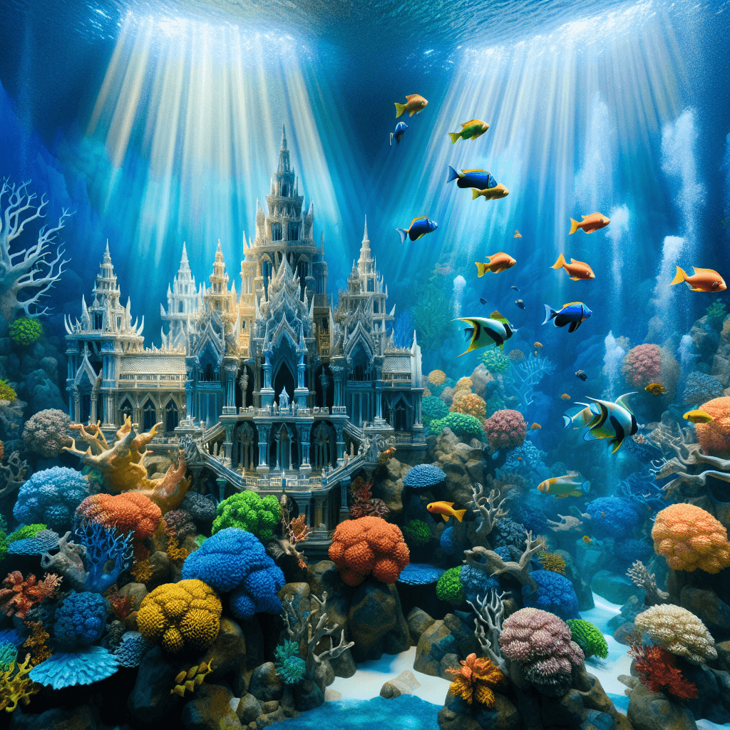 Magical Undersea Kingdom - DIY Painting By Numbers Kit