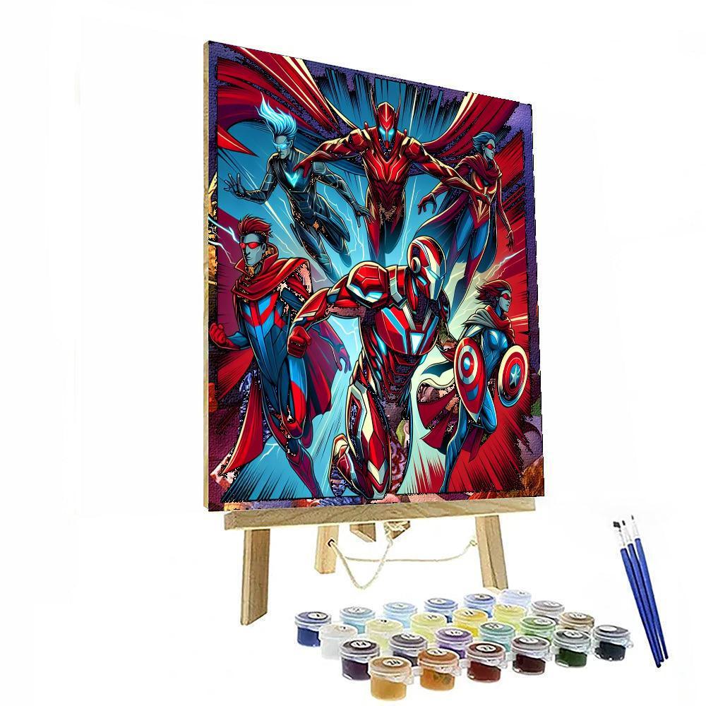 Marvel Universe Unleashed - DIY Painting By Numbers Kit