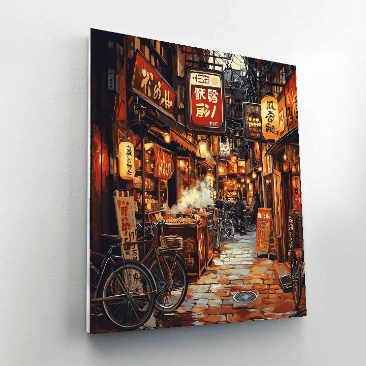 Yokohama Ramen Museum - Yokohama - DIY Painting By Numbers Kit