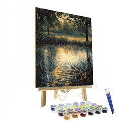 Edgar Degas Inspired Reflections in the Rain - DIY Painting By Numbers Kit