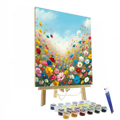 Wildflower Meadow in Bloom - DIY Painting By Numbers Kit