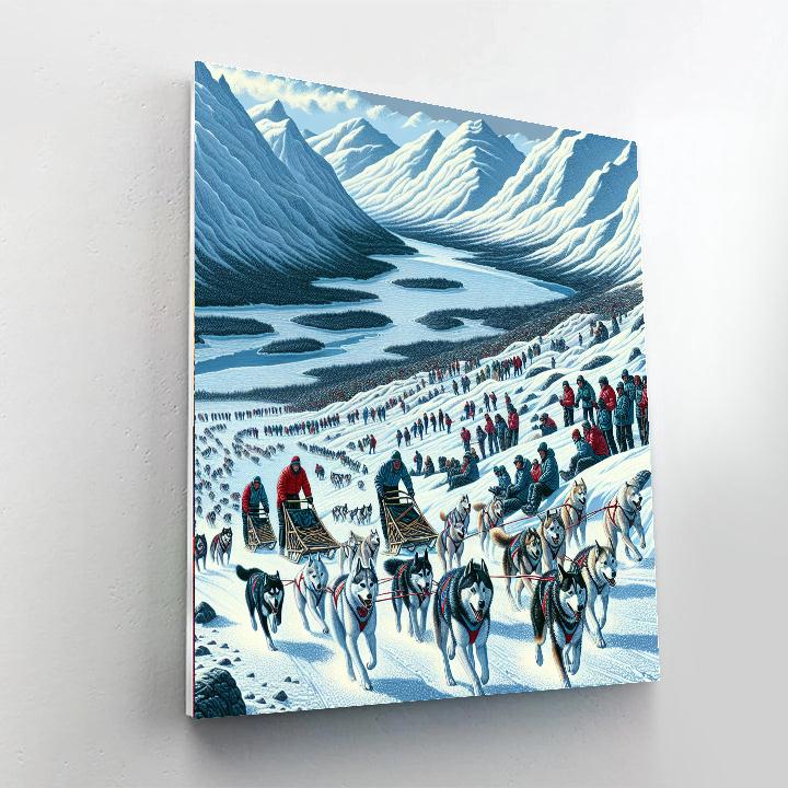 Yukon Quest - Alaska & Canada - DIY Painting By Numbers Kit