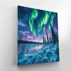 Northern Lights - Lapland - DIY Painting By Numbers Kit