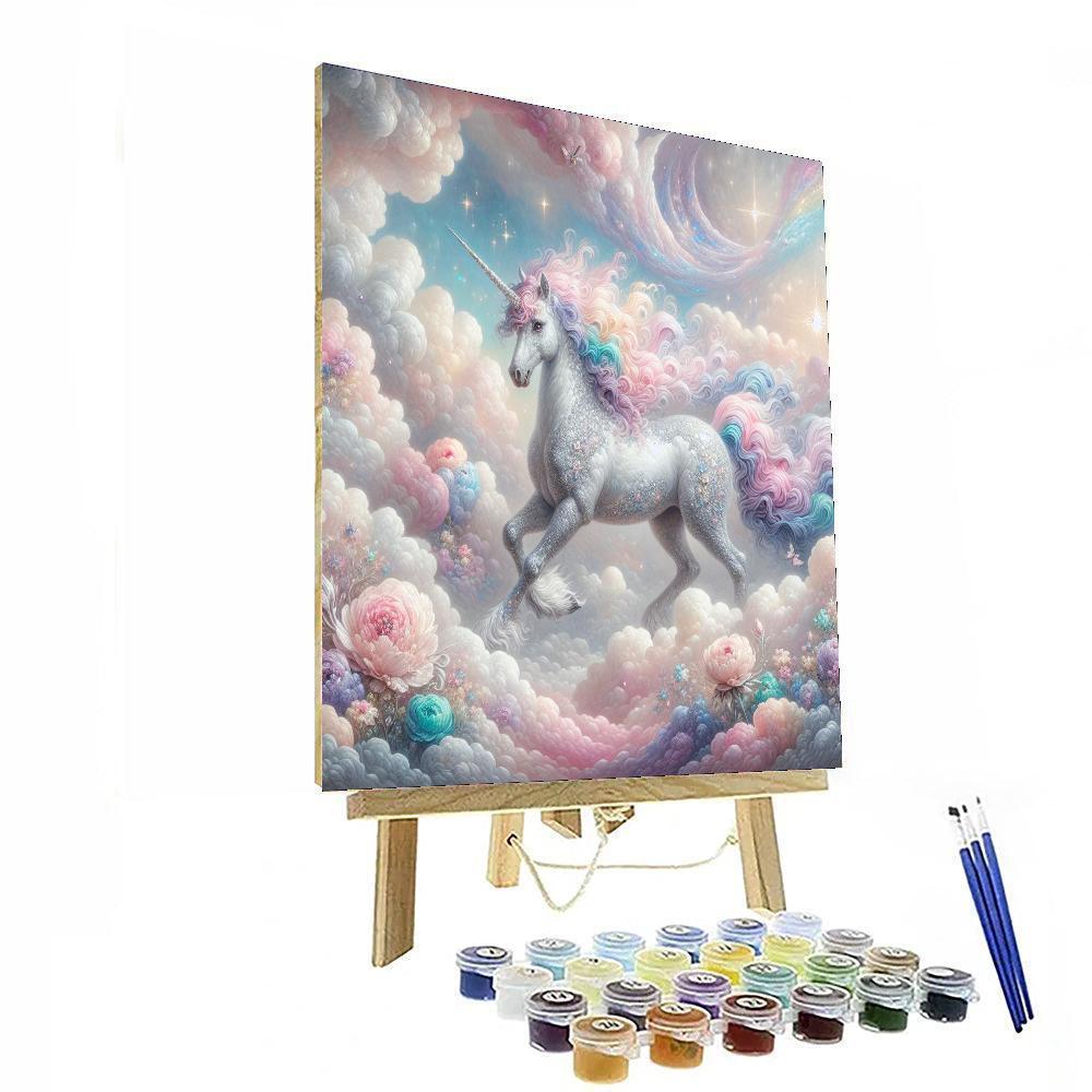 Luminescent Unicorn Dreamscape - DIY Painting By Numbers Kit