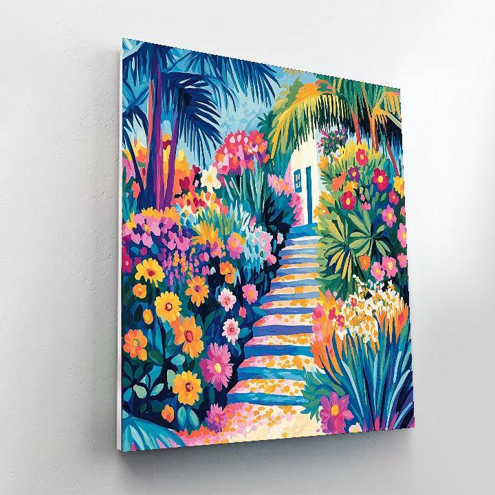 Henri Matisse Inspired Abstract Garden Party - DIY Painting By Numbers Kit
