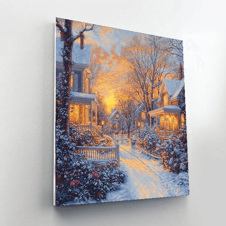 Thomas Inspired Nostalgic Reflections - DIY Painting By Numbers Kit