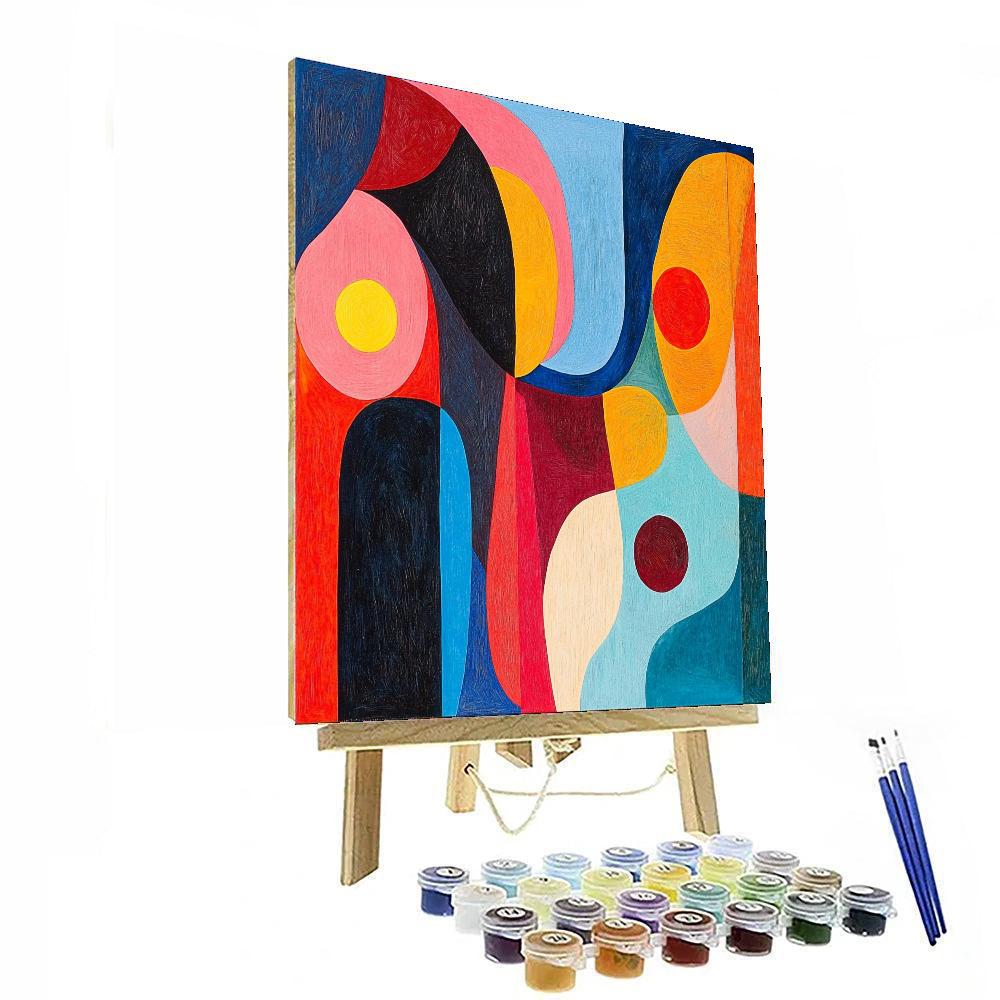 Paul Klee Inspired Balance of Color - DIY Painting By Numbers Kit