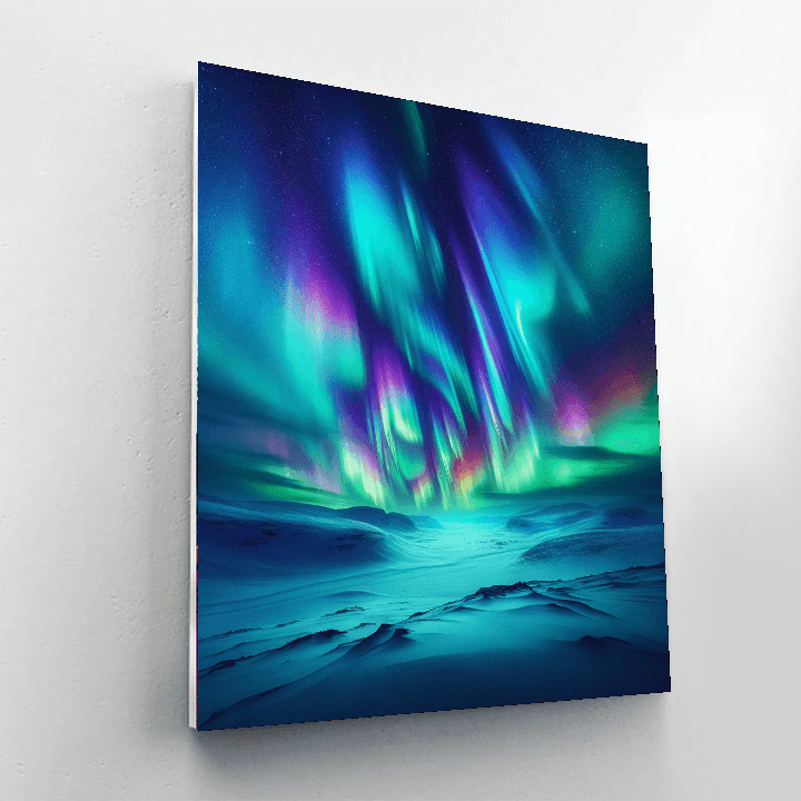 Under the Northern Lights - DIY Painting By Numbers Kit