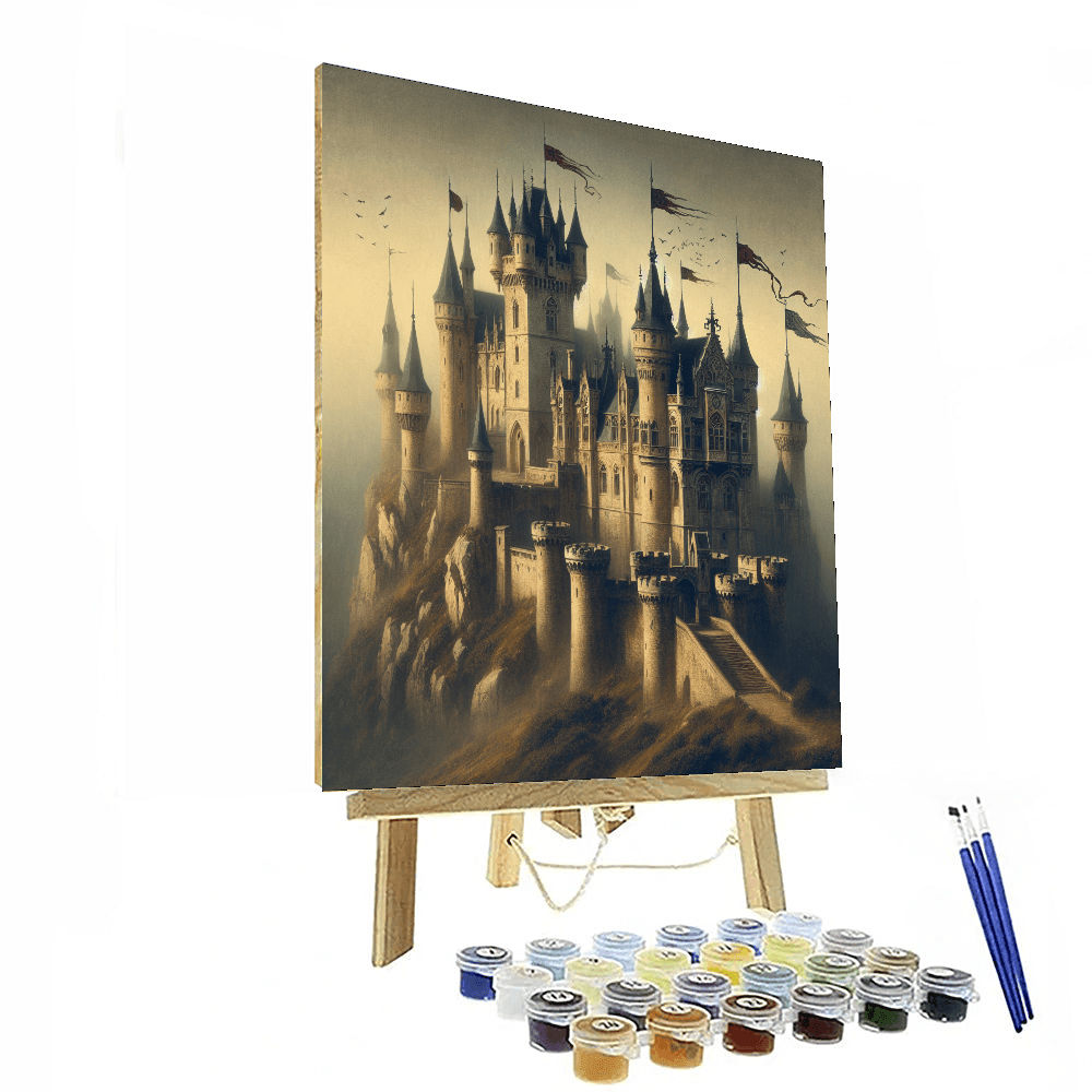 Medieval Castle Glory - DIY Painting By Numbers Kit