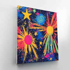 Andy Warhol Inspired Galactic Vision - DIY Painting By Numbers Kit