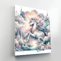 Magical Unicorn Fantasy Painting - DIY Painting By Numbers Kit