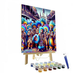 Mardi Gras Indians Super Sunday - USA - DIY Painting By Numbers Kit