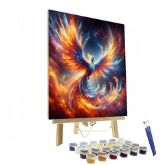 Celestial Phoenix Rising - DIY Painting By Numbers Kit