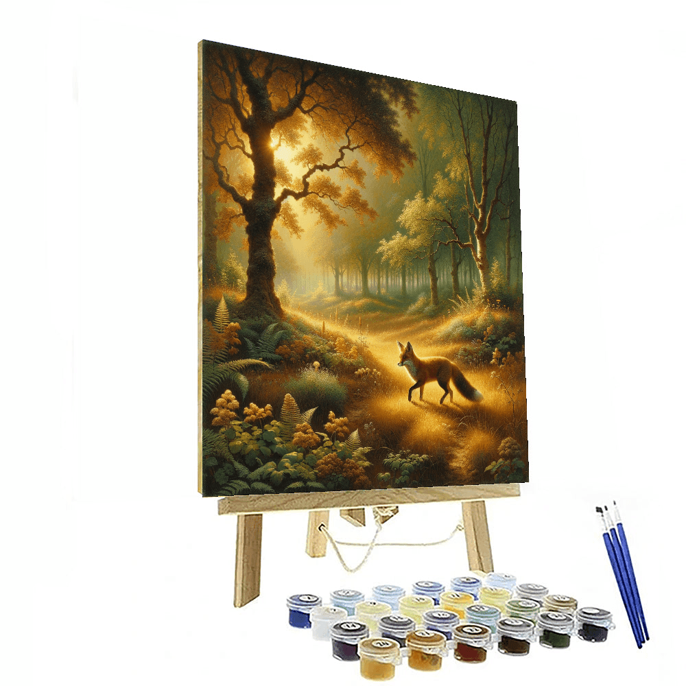 Fox in the Glade - DIY Painting By Numbers Kit