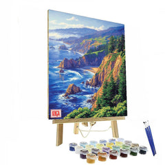 Big Sur - California, USA - DIY Painting By Numbers Kit