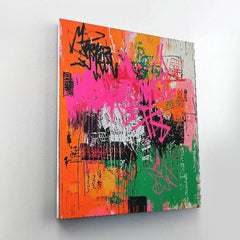 Jean-Michel Basquiat Inspired Graffiti Soul Canvas - DIY Painting By Numbers Kit