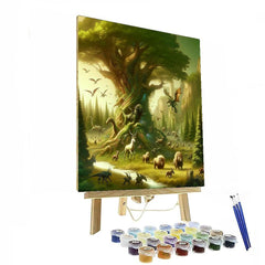 Celtic Woodland Spirits - DIY Painting By Numbers Kit