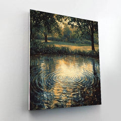 Edgar Degas Inspired Reflections in the Rain - DIY Painting By Numbers Kit