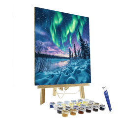 Northern Lights - Lapland - DIY Painting By Numbers Kit
