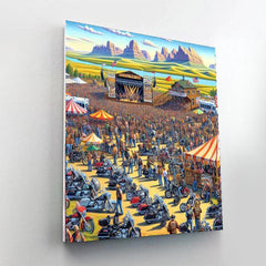 Sturgis Motorcycle Rally - DIY Painting By Numbers Kit