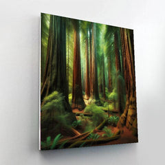Forest of Giant Redwoods - DIY Painting By Numbers Kit