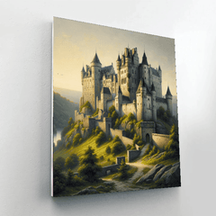 Historic Medieval Castle - DIY Painting By Numbers Kit