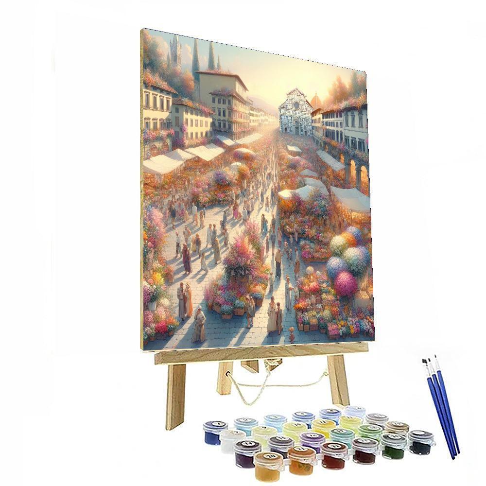 Florence Flower Festival - DIY Painting By Numbers Kit