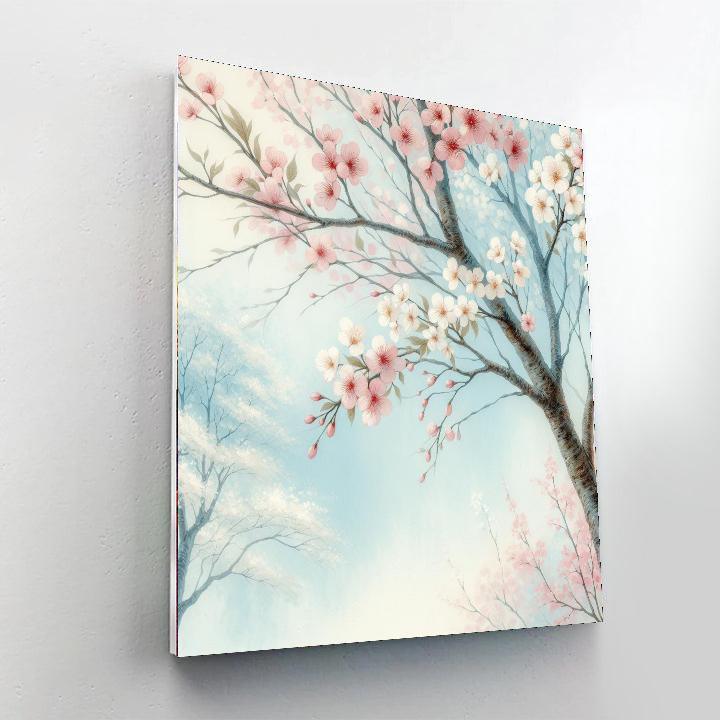 Cherry Blossom Harmony - DIY Painting By Numbers Kit