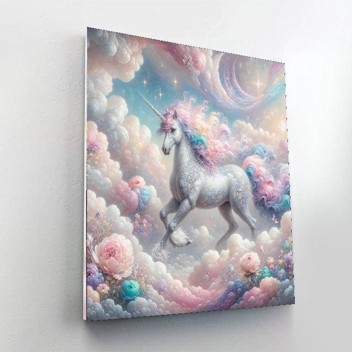 Luminescent Unicorn Dreamscape - DIY Painting By Numbers Kit