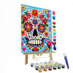 Sweet Sugar Skull - DIY Painting By Numbers Kit