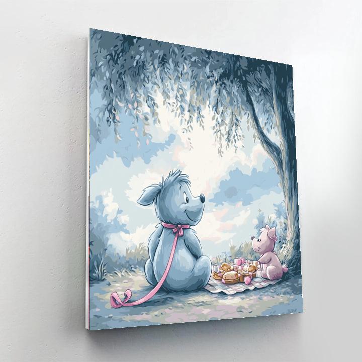 Eeyore Gentle Afternoon - DIY Painting By Numbers Kit