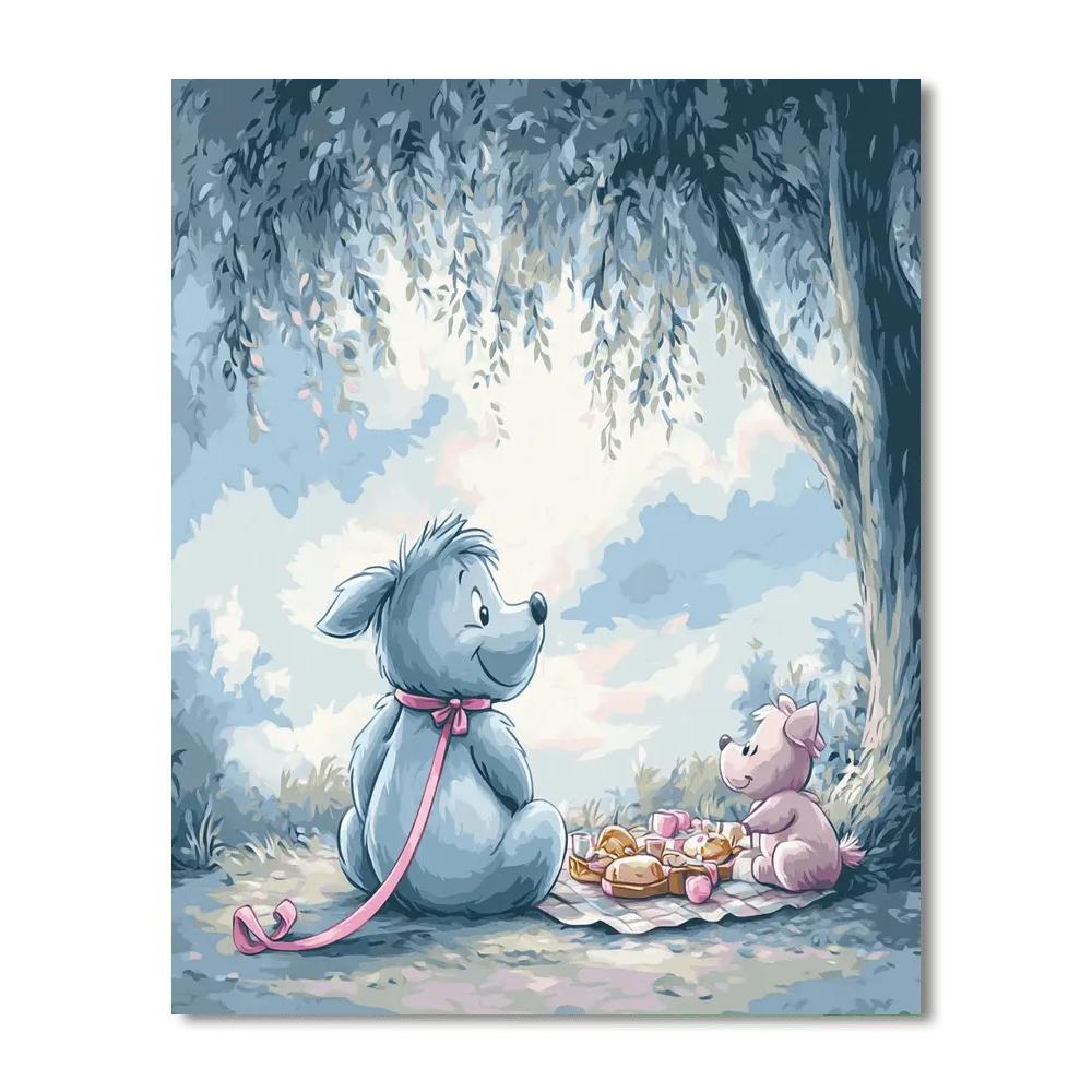 Eeyore Gentle Afternoon - DIY Painting By Numbers Kit