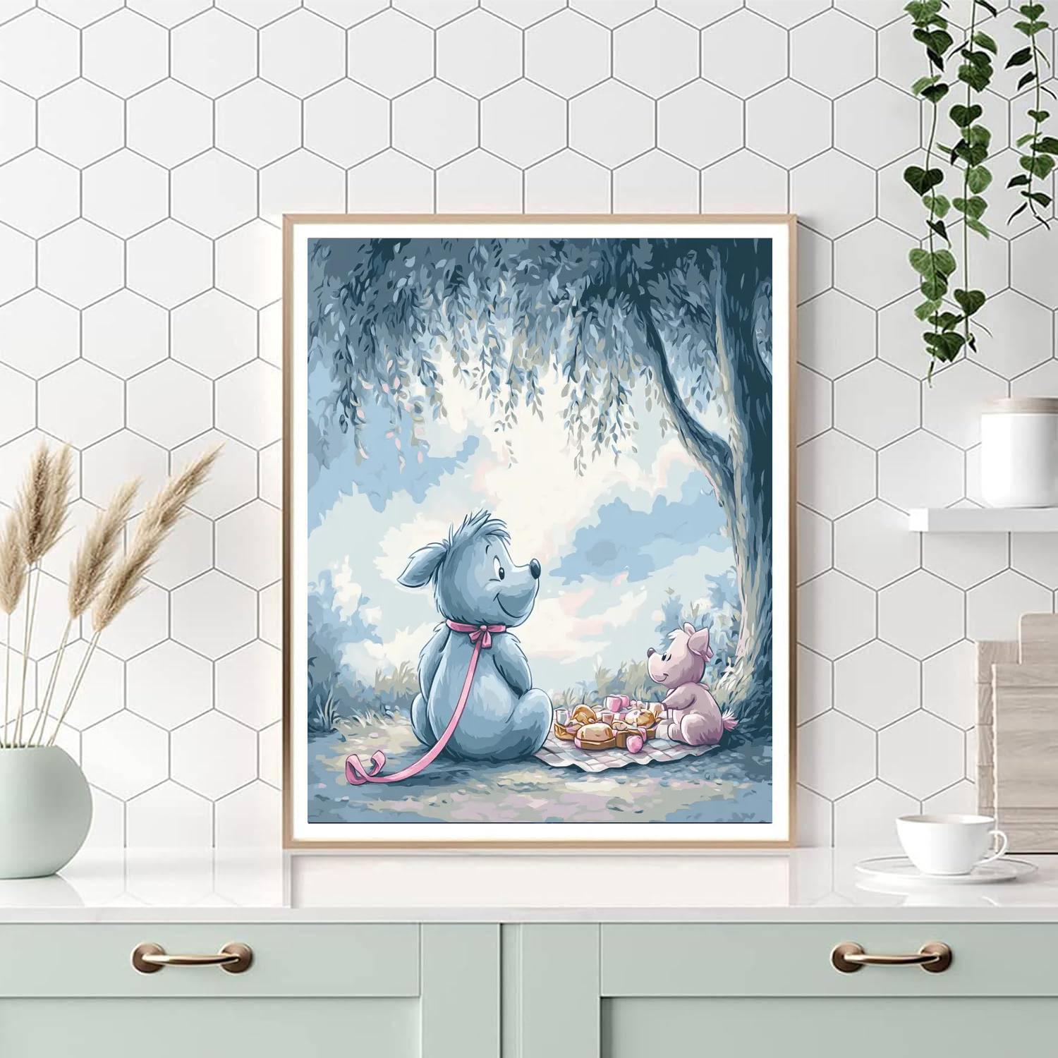 Eeyore Gentle Afternoon - DIY Painting By Numbers Kit
