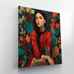 Frida Kahlo Inspired Self Portrait Garden - DIY Painting By Numbers Kit