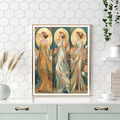 Botticelli Inspired Moonlit Garden - DIY Painting By Numbers Kit