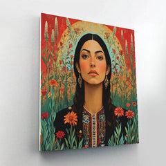Frida Kahlo Inspired Desert Memory - DIY Painting By Numbers Kit