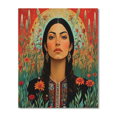 Frida Kahlo Inspired Desert Memory - DIY Painting By Numbers Kit