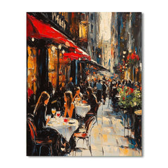 Manet Inspired Evening Café - DIY Painting By Numbers Kit