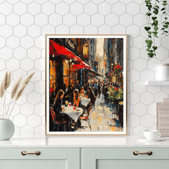 Manet Inspired Evening Café - DIY Painting By Numbers Kit