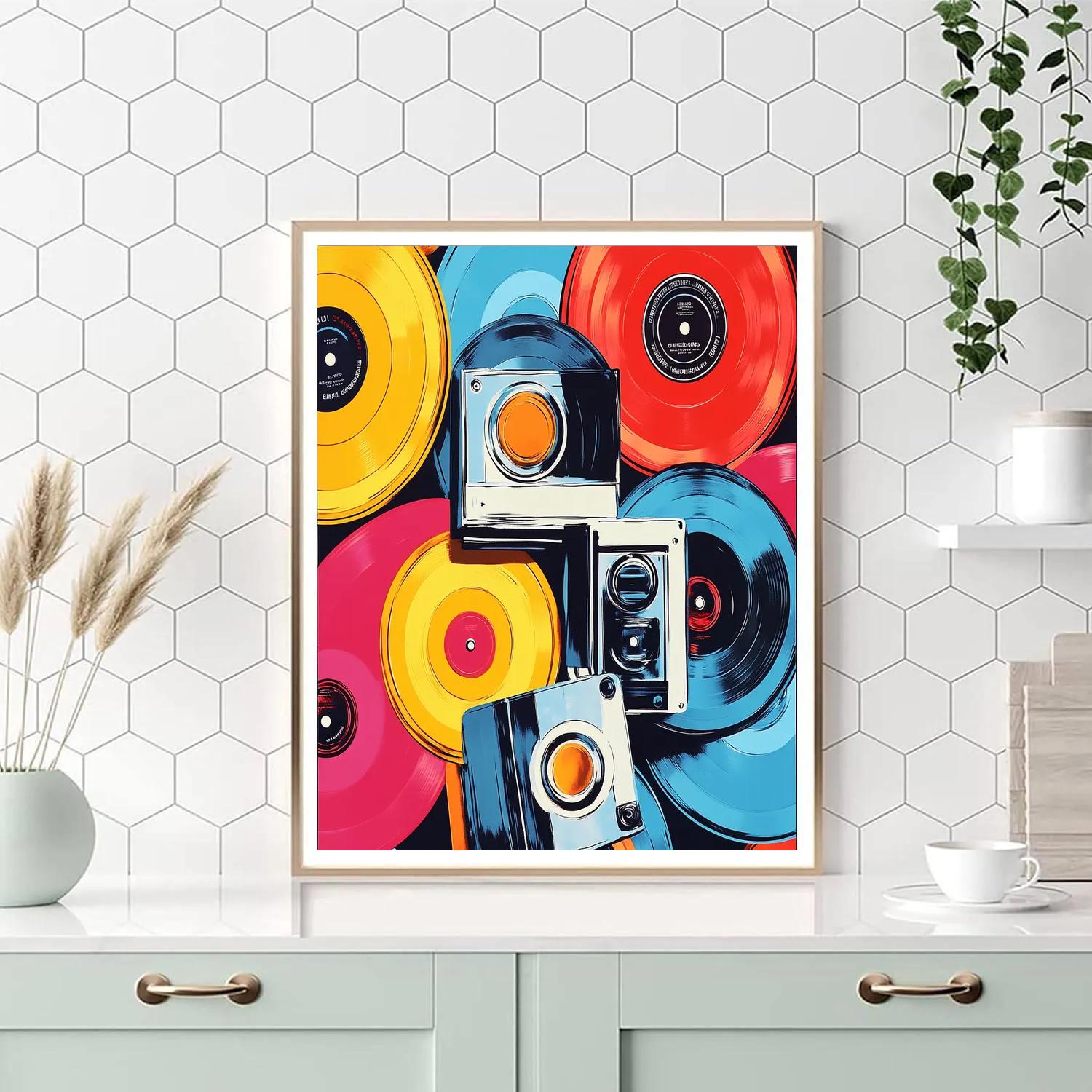 Warhol Inspired Retro Pop Art - DIY Painting By Numbers Kit