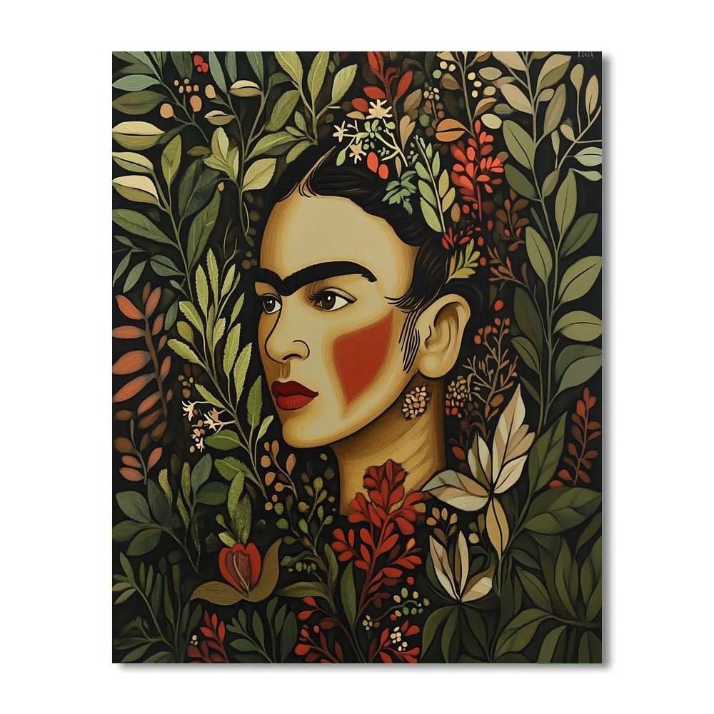 Frida Kahlo Inspired Emotions of Nature - DIY Painting By Numbers Kit