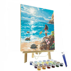 Moana Coastal Quest - DIY Painting By Numbers Kit