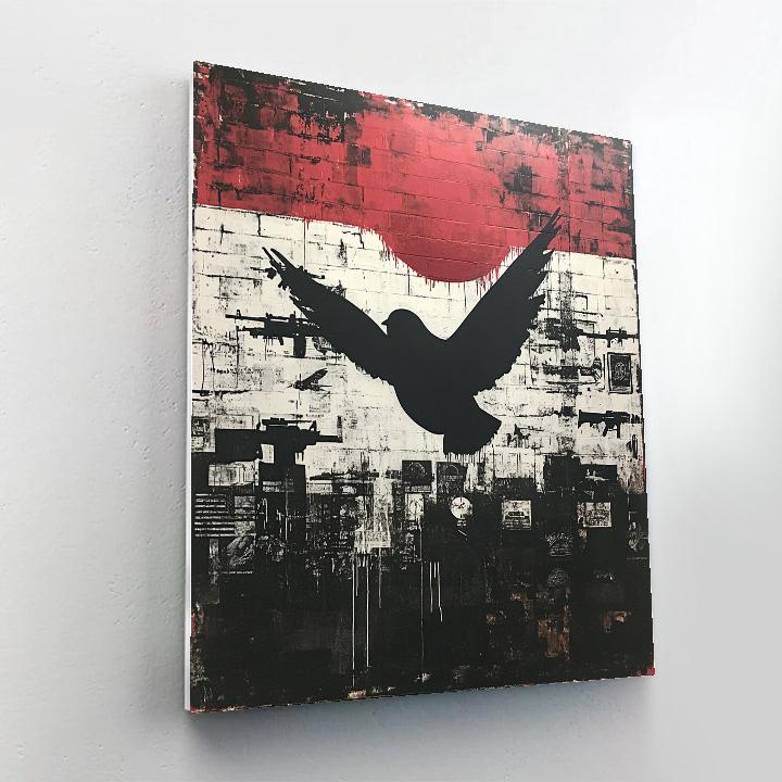 Banksy Inspired Peace Void - DIY Painting By Numbers Kit